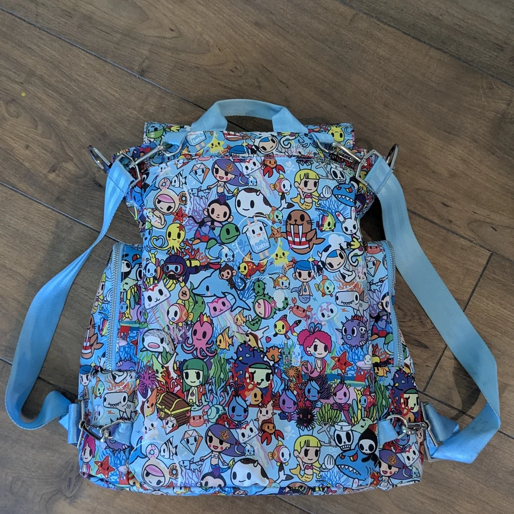 tokidoki x JuJuBe Sea Amo 2.0 Diaper Bag Backpack - Picture 3 of 5